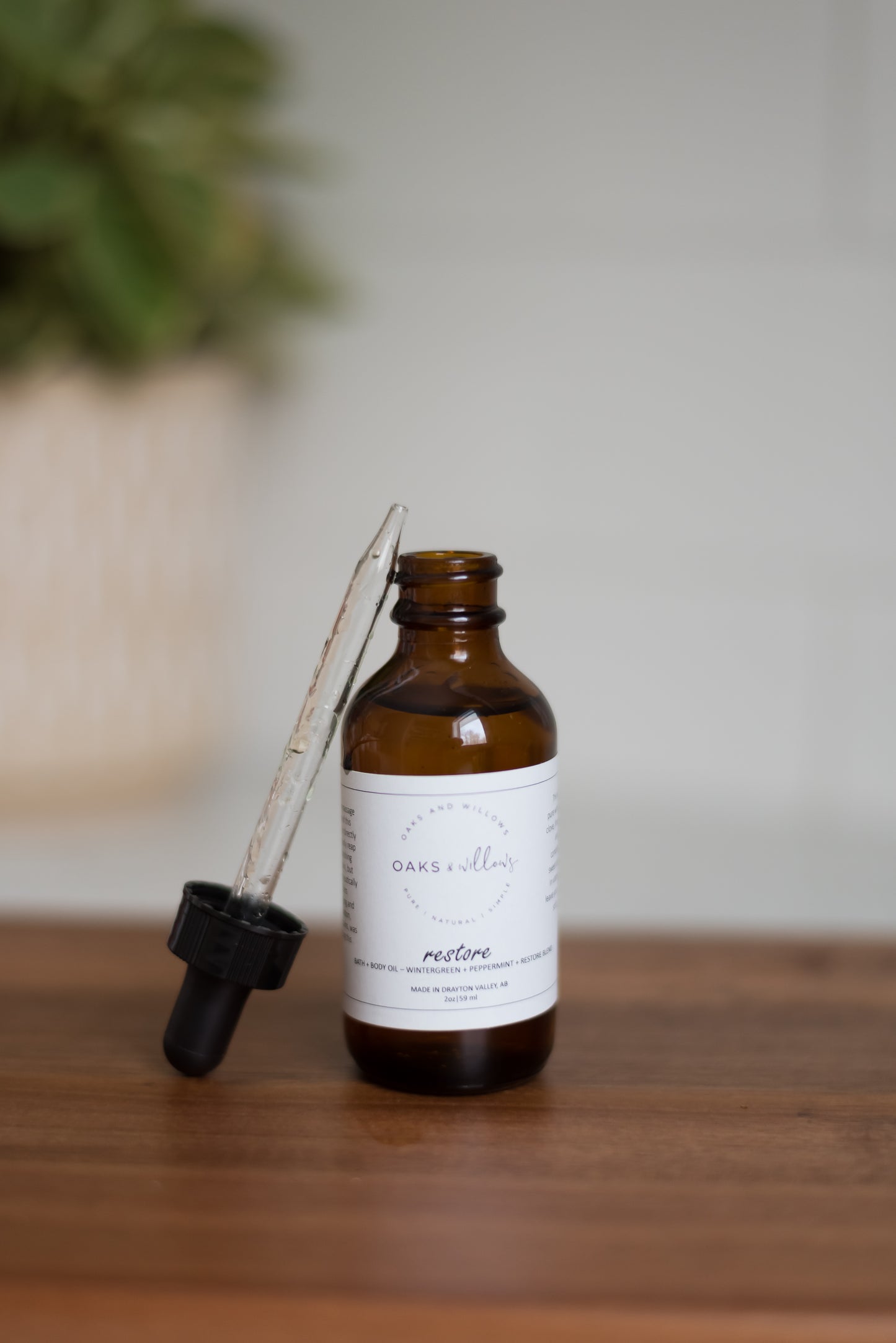 restore bath/body massage oil