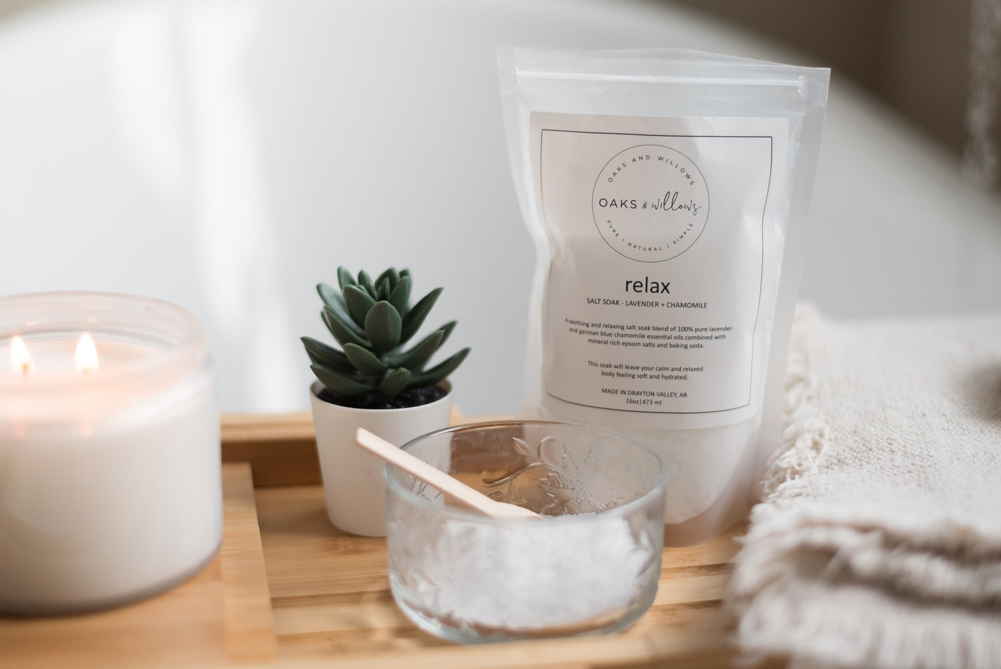 relax salt soak